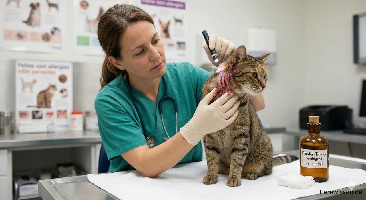 Katze kratzt sich blutig: Hausmittel, Symptome & Ursachen