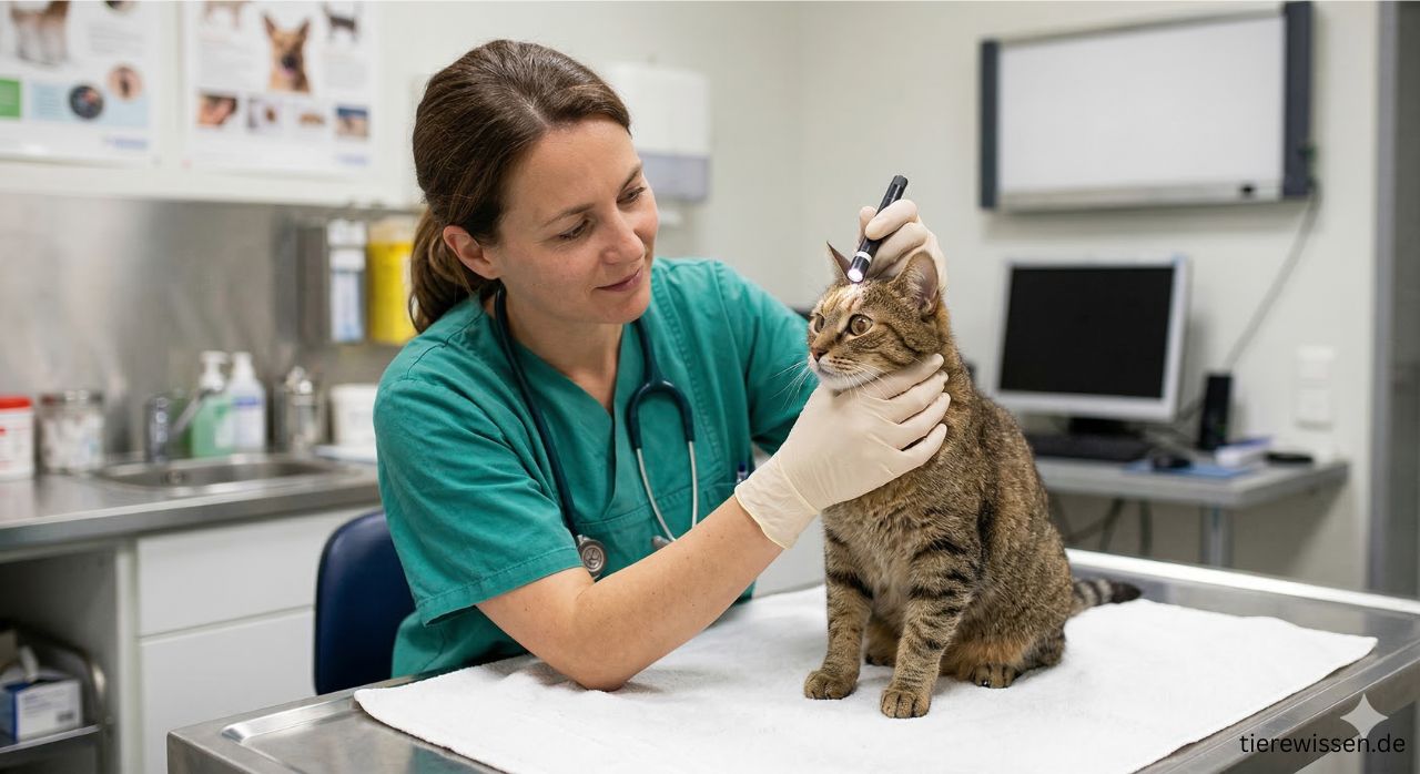 Katze brauner Fleck im Auge: Iris Melanose oder Melanom?